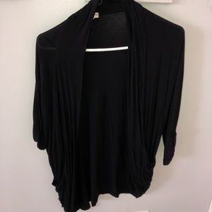Black cardigan